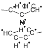 二(甲基环戊二烯基)镍(II) 结构式
