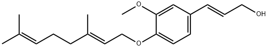 O-GERANYLCONIFERYL ALCOHOL 结构式