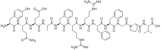 (TYR38,PHE42·46)-OSTEOCALCIN (38-49) (HUMAN) 结构式