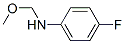 Benzenamine, 4-fluoro-N-(methoxymethyl)- (9CI) 结构式