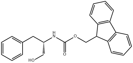 N-芴甲氧羰基-L-苯丙氨醇 结构式