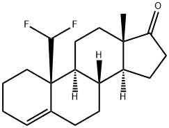 19,19-difluoroandrost-4-en-17-one 结构式