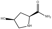 2-Pyrrolidinecarboxamide,4-hydroxy-,(2S,4S)-(9CI) 结构式