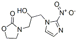 3-(2-hydroxy-3-(2-nitro-1H-imidazol-1-yl)propyl)-2-oxazolidinone 结构式