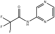 2,2,2-三氟正吡嗪-2-基乙酰胺 结构式