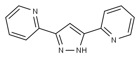 3,5-二(2-吡啶基)吡唑 结构式