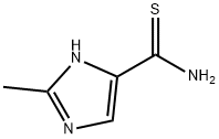 2-甲基-1H-咪唑-4-硫代酰胺 结构式