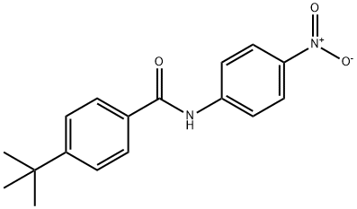 4-(tert-butyl)-N-(4-nitrophenyl)benzamide 结构式