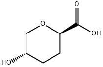 2H-Pyran-2-carboxylicacid,tetrahydro-5-hydroxy-,trans-(9CI) 结构式
