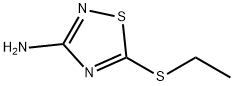 3-AMINO-5-ETHYLTHIO-1,2,4-THIADIAZOLE 结构式