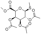 甲基 1-硫代-BETA-D-半乳吡喃糖苷酸甲酯三乙酸酯 结构式