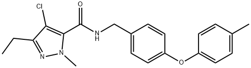 唑虫酰胺 结构式