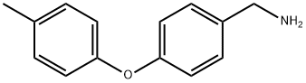 (4-(对甲苯氧基)苯基)甲胺 结构式