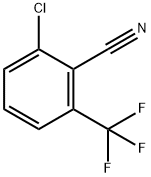 3-氯-2-氰基三氟甲苯 结构式