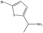 1-(5-溴噻吩-2-基)乙胺 结构式