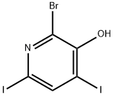 2-Bromo-4,6-diiodopyridin-3-ol