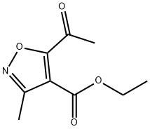 ETHYL 5-ACETYL-3-METHYLISOXAZOLE-4-CARBOXYLATE 结构式