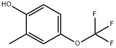 2-甲基-4-(三氟甲氧基)苯酚 结构式