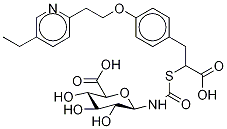 Pioglitazone Thiazolidinedione Ring-opened N-β-D-Glucuronide 结构式