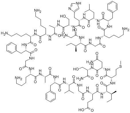 D-MAGAININ II AMIDE 结构式