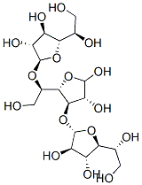 O-beta-D-Galactofuranosyl-(1-3)-O-(beta-D-galactofuranosyl-(1-5))-alph a-D-galactofuranose 结构式