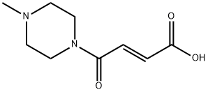 (2E)-4-(4-methylpiperazin-1-yl)-4-oxobut-2-enoic acid 结构式