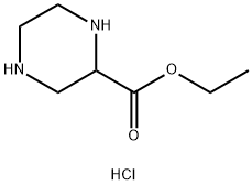 哌嗪-2-羧酸乙酯双盐酸盐 结构式