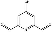 2,6-Pyridinedicarboxaldehyde, 4-hydroxy- (9CI) 结构式