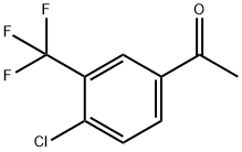 4-氯-3-(三氟甲基)苯乙酮 结构式