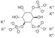 L-MYO-INOSITOL 1,4,5-TRIS-PHOSPHATE POTASSIUM SALT 结构式