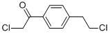 Ethanone, 2-chloro-1-[4-(2-chloroethyl)phenyl]- (9CI) 结构式