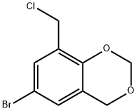 6-溴-8-氯甲基-4H-1,3-苯并二唑 结构式