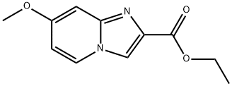 7-甲氧基咪唑并[1,2-A]吡啶-2-甲酸乙酯 结构式