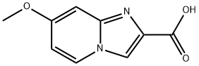 7-甲氧基咪唑并[1,2-A]吡啶-2-羧酸 结构式