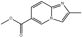2-甲基咪唑并[1,2-A]吡啶-6-羧酸甲酯 结构式