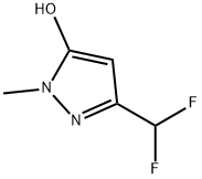 3-(Difluoromethyl)-1-Methyl-1H-pyrazol-5-ol 结构式