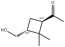 Ethanone, 1-[3-(hydroxymethyl)-2,2-dimethylcyclobutyl]-, trans- (9CI) 结构式
