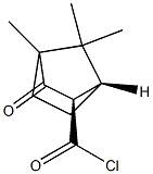 Bicyclo[2.2.1]heptane-2-carbonyl chloride, 4,7,7-trimethyl-3-oxo-, (1R-exo)- (9CI) 结构式