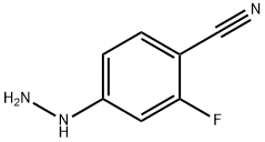 2-fluoro-4-(hydrazinyl)benzonitrile 结构式