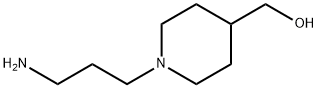 [1-(3-氨基丙基)-4-哌啶基]甲醇 结构式