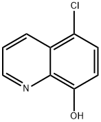 5-氯-8-羟基喹啉 结构式