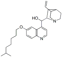 (8alpha,9R)-10,11-dihydro-6'-[(6-methylheptyl)oxy]cinchonan-9-ol 结构式