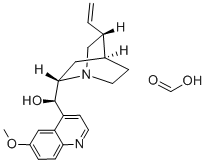 奎寧甲酸鹽 结构式