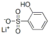 lithium hydroxybenzenesulphonate 结构式