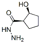 Cyclopentanecarboxylic acid, 2-hydroxy-, hydrazide, cis- (9CI) 结构式