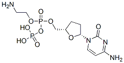 2',3'-dideoxycytidine diphosphoethanolamine 结构式