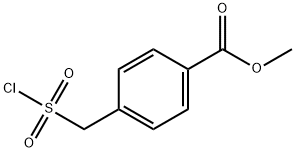 4-(氯磺酰基)苯甲酸甲酯 结构式