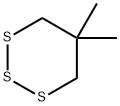 1,2,3-Trithiane, 5,5-dimethyl- 结构式