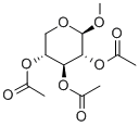METHYL-2,3,4-TRI-O-ACETYL-BETA-D-XYLOPYRANOSIDE 结构式