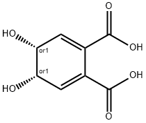 1,2-DICARBOXY-CIS-4,5-DIHYDROXYCYCLOHEXA-2,6-DIENE 结构式